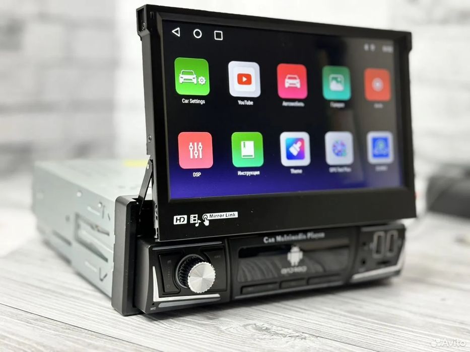 Магнитола андроид для любого авто 1 дин 7 дюймов хамма мошинага тушади