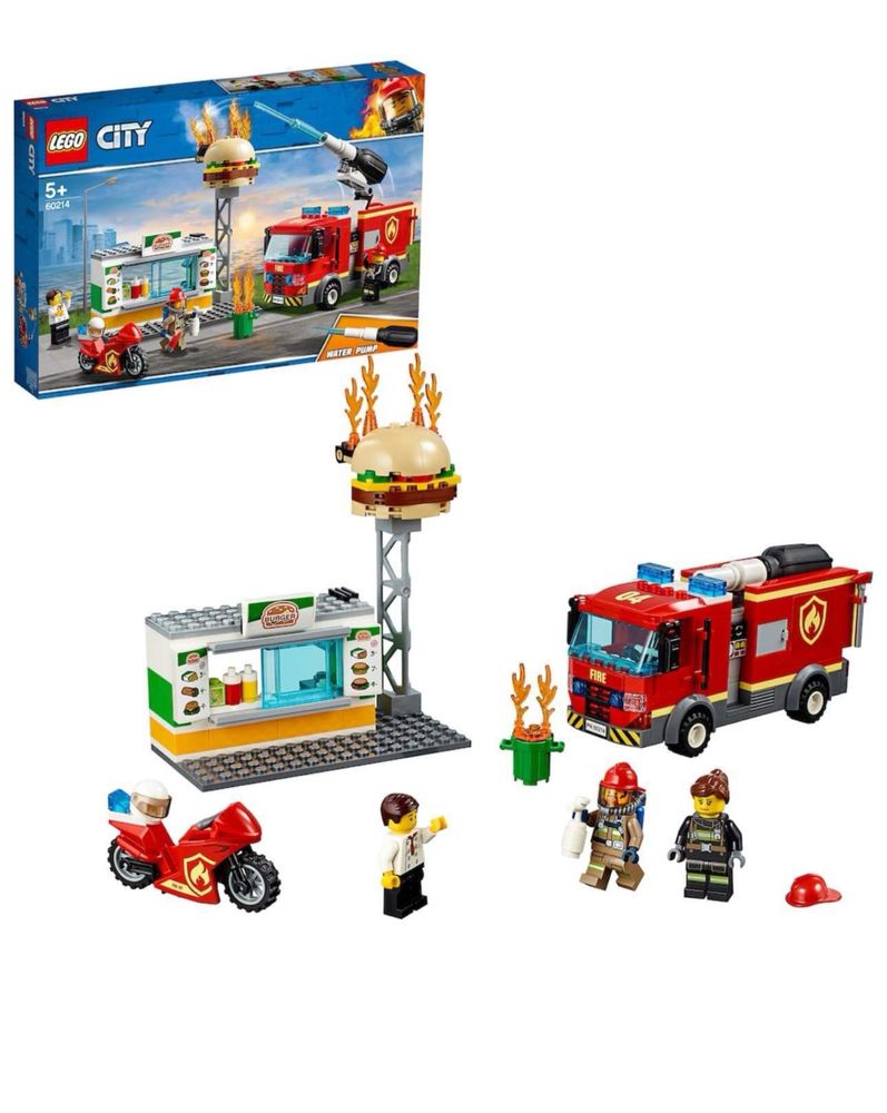 Lego 60214 pompieri - stingerea incendiului de la burger bar