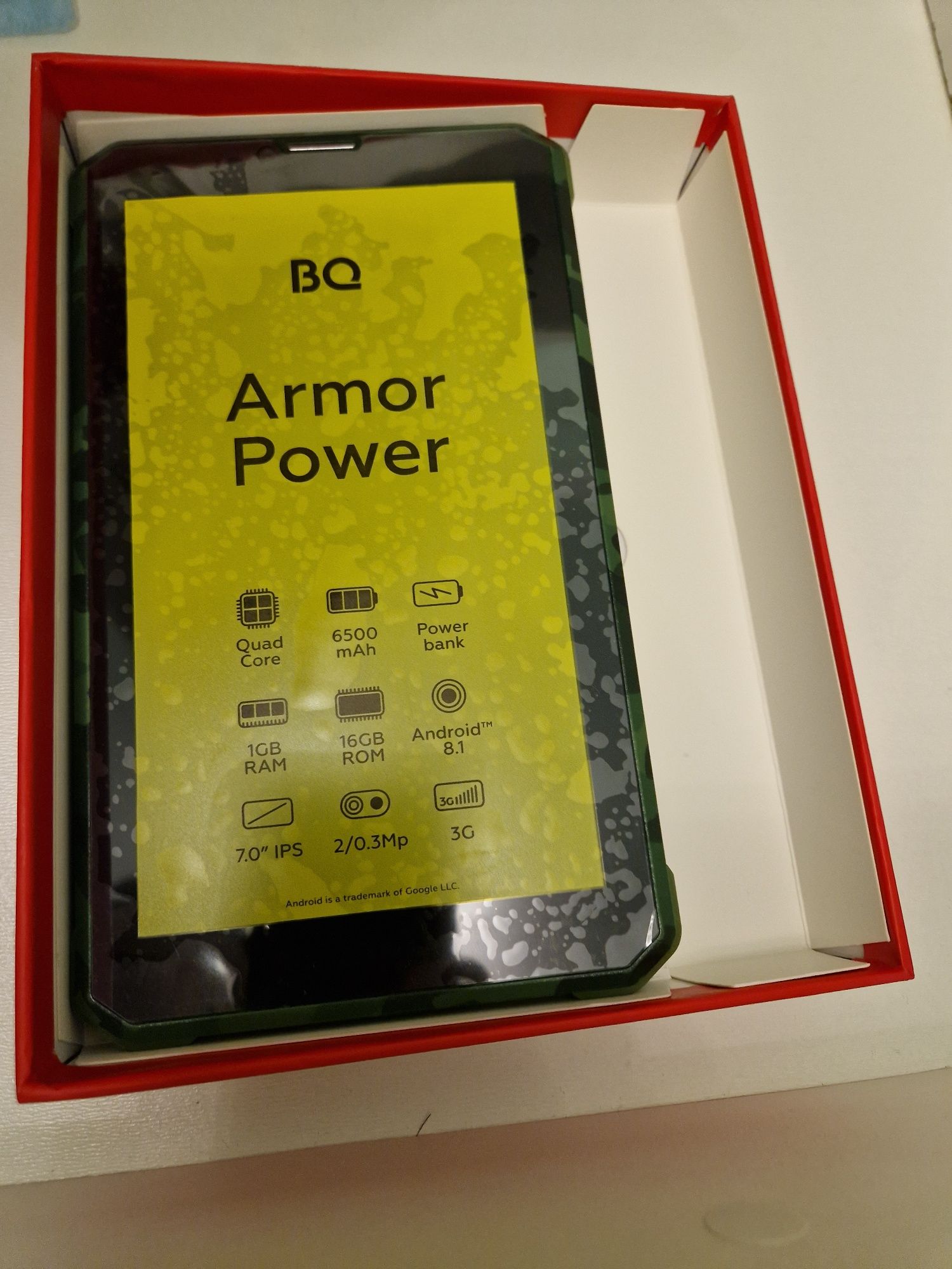 Планшет BQ-7098G Armor Power
