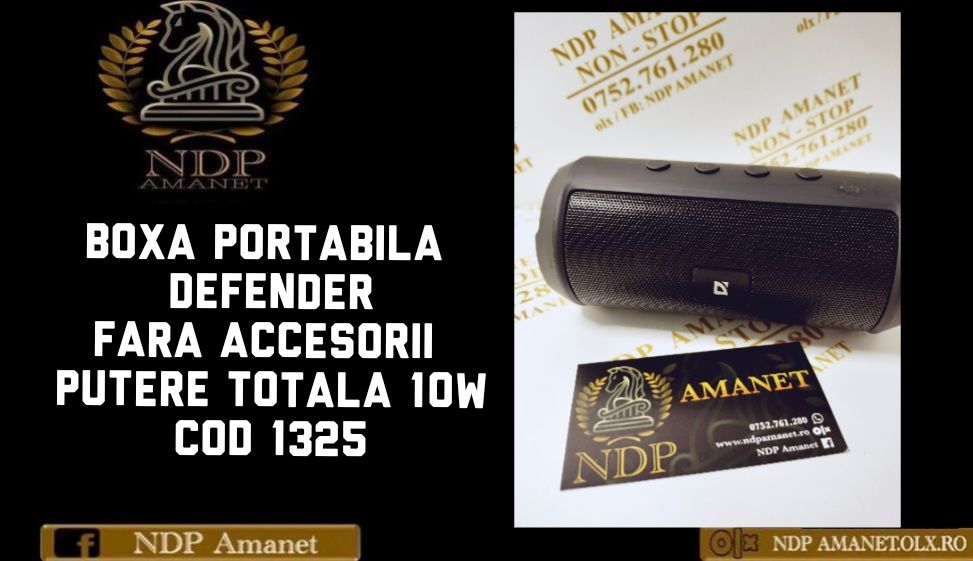 NDP Amanet Brăila Boxa Portabila Defender (1325)