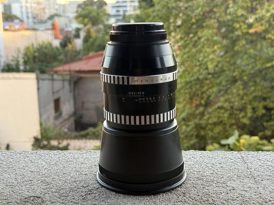 Carl Zeiss Jena Sonnar 180mm f2.8 Zebra Pentacon Six Medium Format
