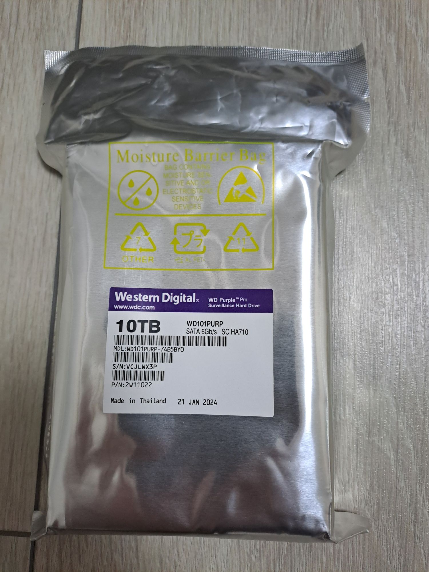 Жёсткий диск 10TB (новый)