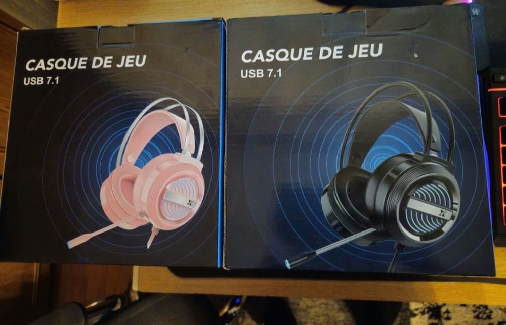 Casca gaming rgb usb 7.1 cu microfon
Disponibil culoarea roz
100 lei/b