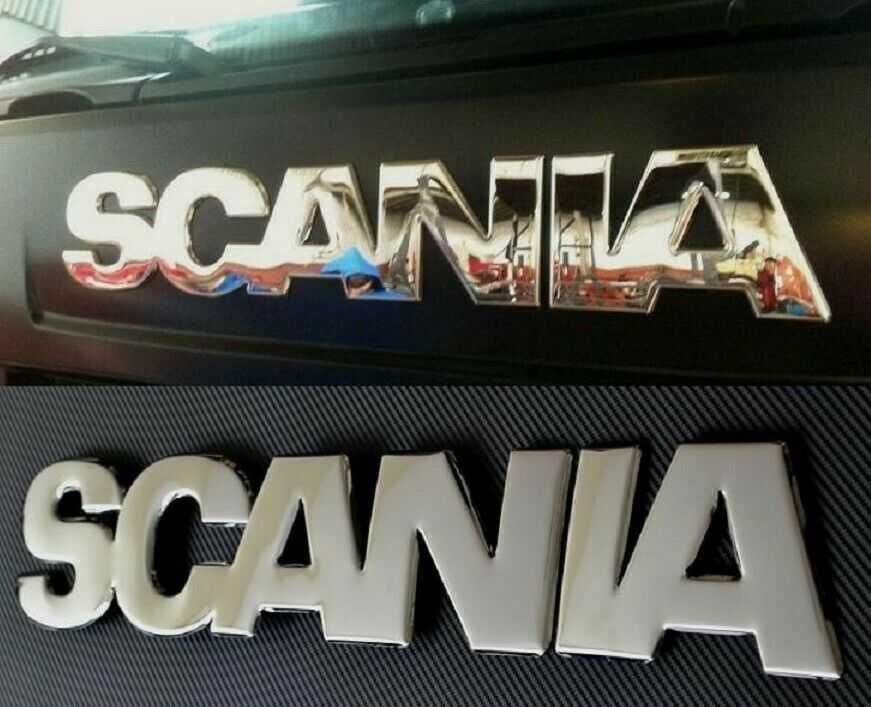 Декорация 3D преден надпис решетка на Скания Scania S R NextGen 2017+