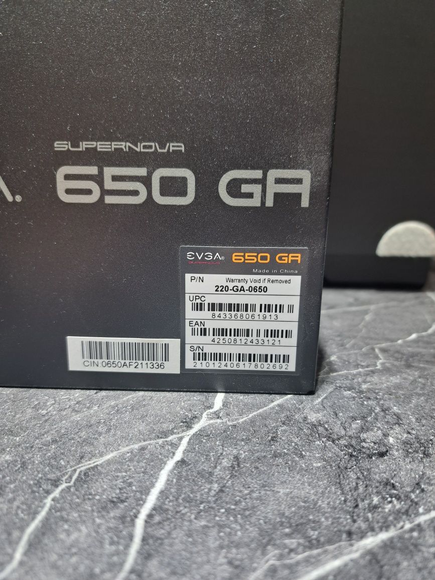 Блок питания EVGA 650W 80 Plus Gold