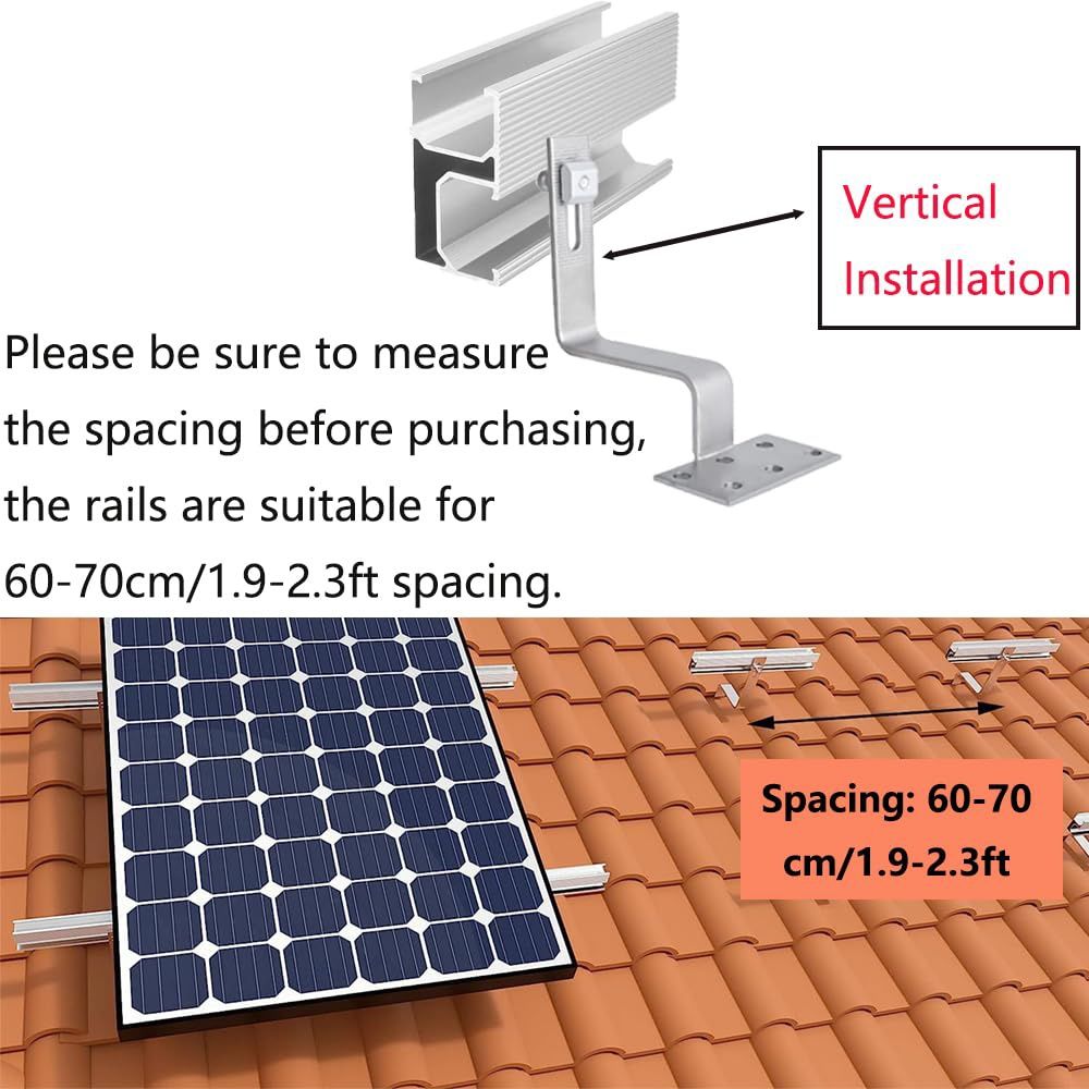 Set suport panouri solare  PV pentru țiglă montaj 3 module PV