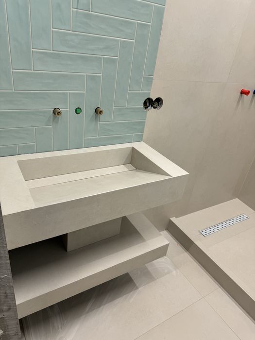 Раковина из керамогранита