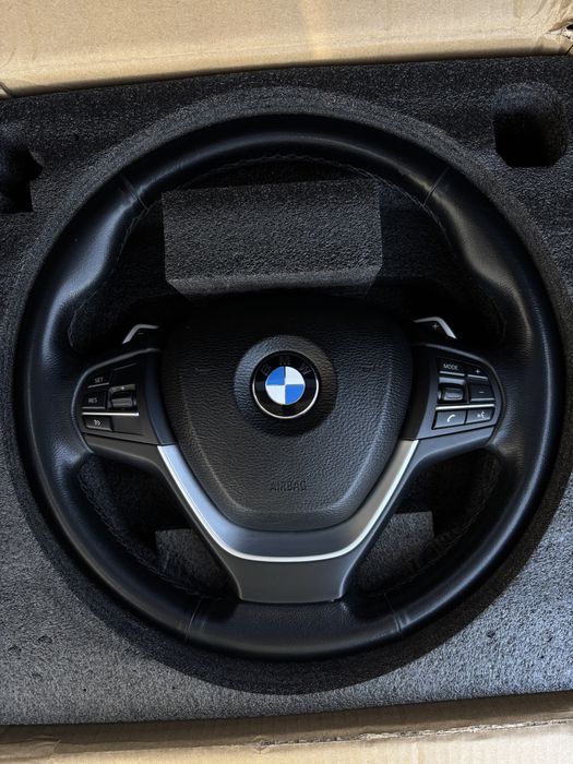 Vand volan BMW Seria F (x3,x4,x5,x6,seria3,5,6,7) cu padele