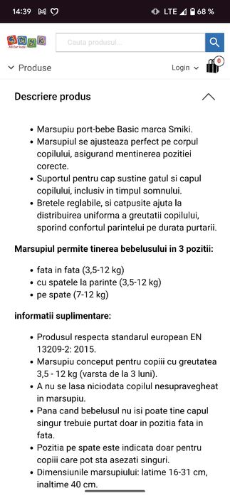 Marsupiu Smyk basic