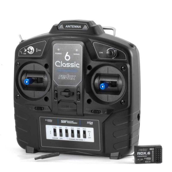 NEW MODEL 2023 - Telecomanda navomodel REDOX 6ch/2.4Ghz + Receptor 6Ch