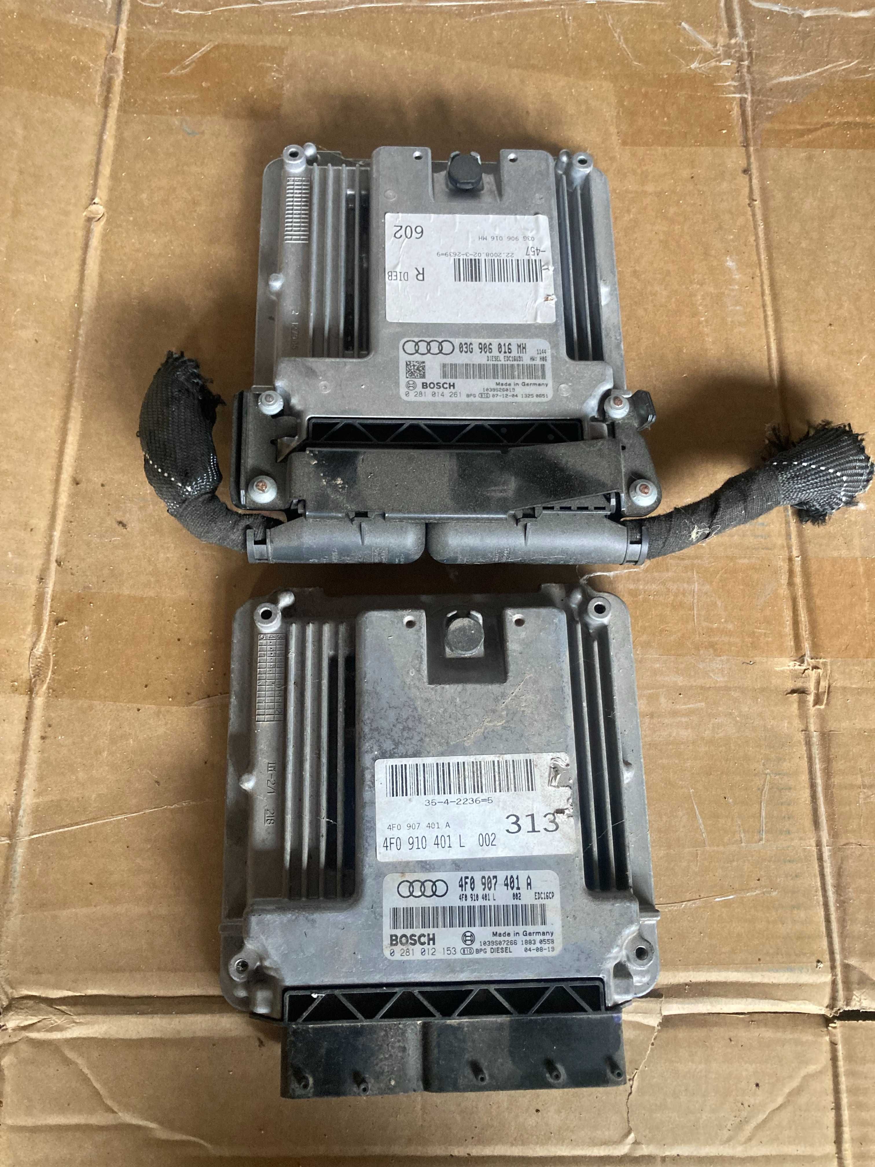 Компютър еку ecu електронен блок двигател Ауди А6 4ф 3.0тди 224кс BMK