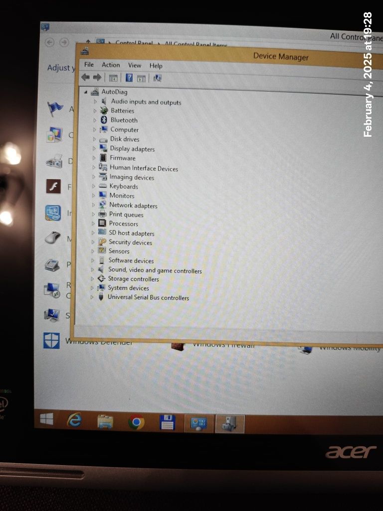 Tableta Acer diagnoza auto Delphi Autocom Multiecu Alfaobd Forscan