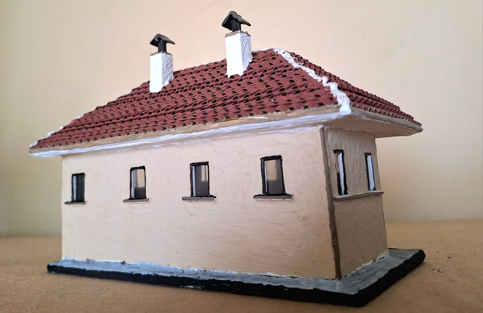 Продавам авторски макет на къща .мащаб 1:87