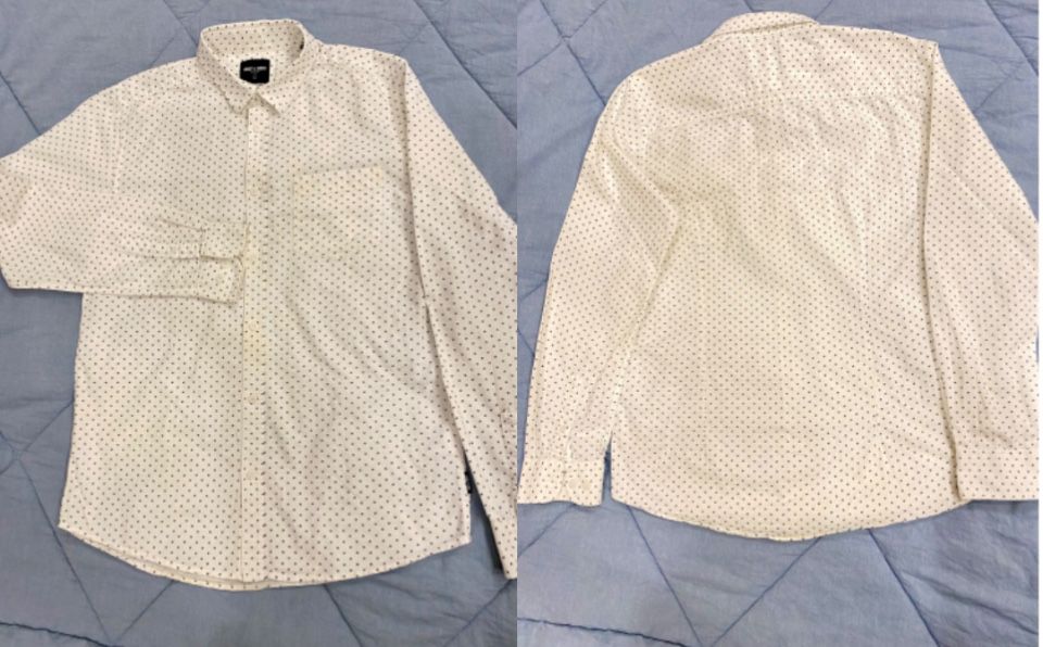 Две рубашки Massimo Dutti ( Испания) размер S   И Only&Sons (Дания) М