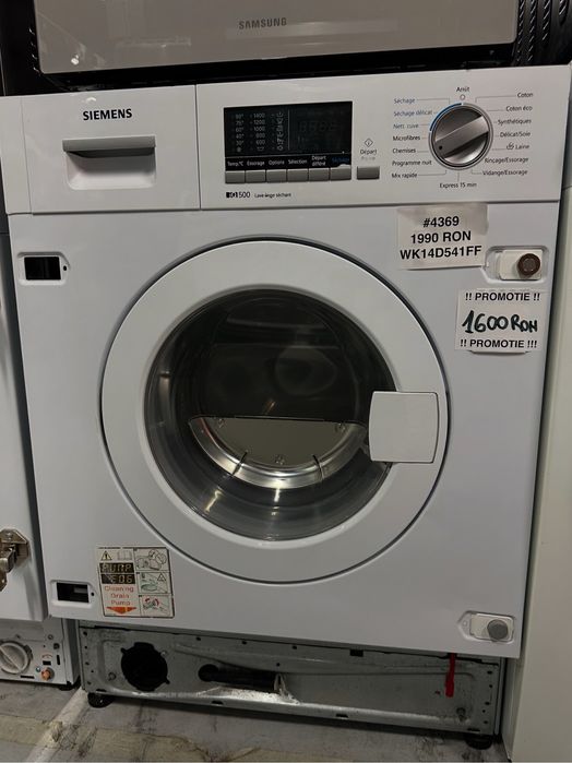 !! PROMOTIE!! Masini de spalat rufe incorporabile