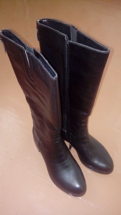 Сапоги новый 38 размер натур кожа мех