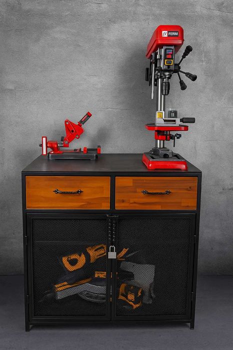 Метален шкаф за работилница в индустриален стил