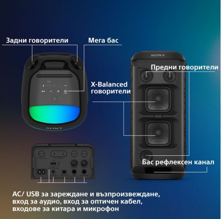 !Неразпечатана! Аудио система Sony SRS XV-800