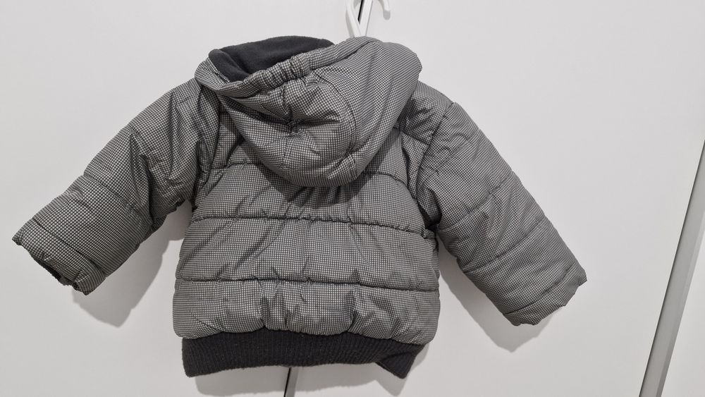 Geaca iarna copii 6-12 luni cu interior polar