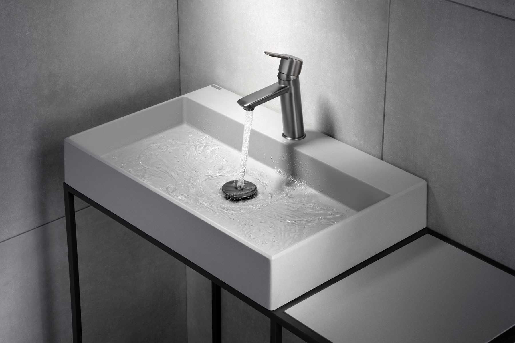 Титаниев стоящ смесител за мивка за Баня мл Arnika Titanium S BQA_D20M