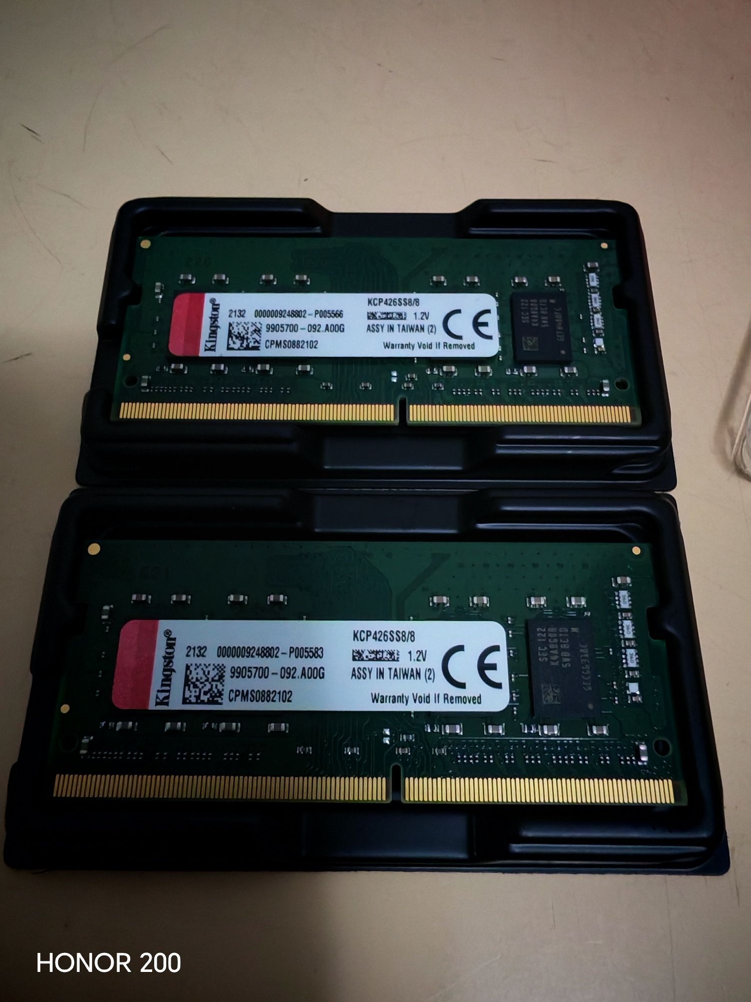 Kingston DDR4 8gb 2666mhz sodimm original