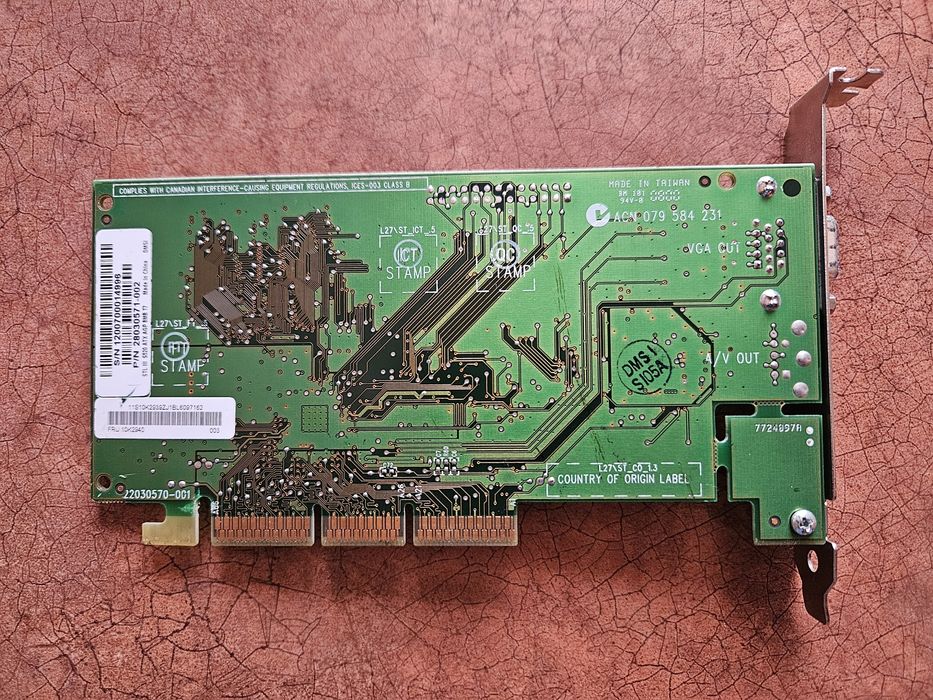 Placa video retro AGP2x Diamond Stealth III S520 8MB