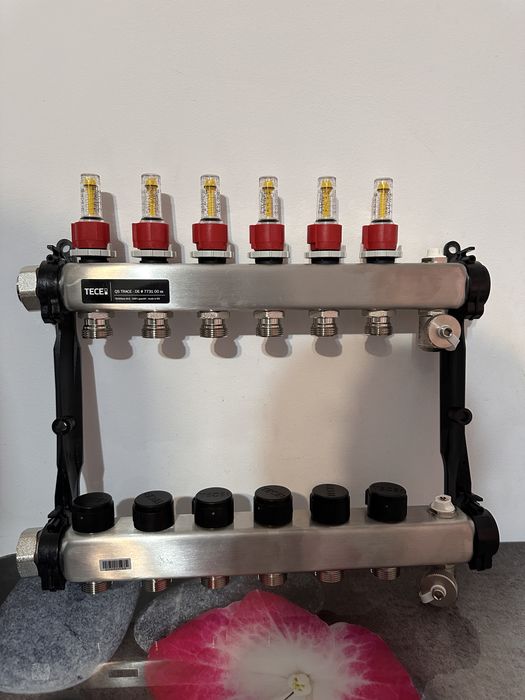 Distribuitor termica 6 căi / doua bucăti