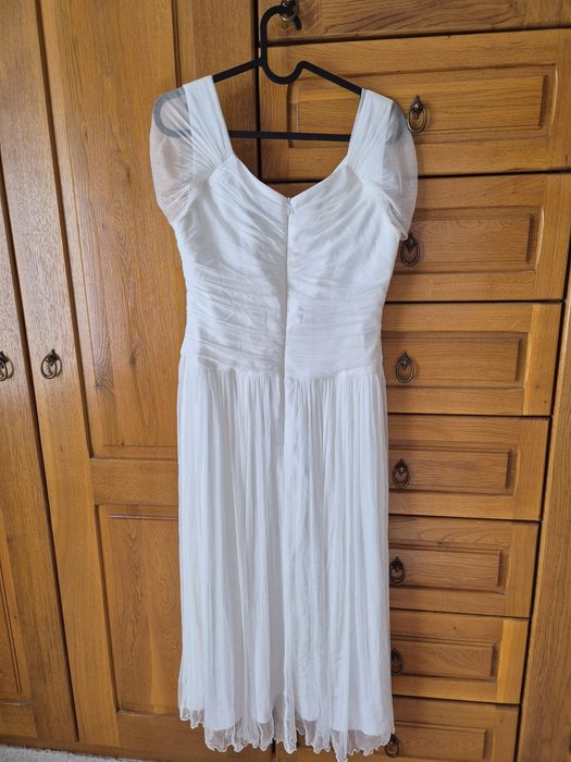 Rochie mătase naturală ivory