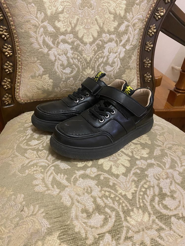 Туфли кожаные для мальчика, 35 размер, со ступинатором