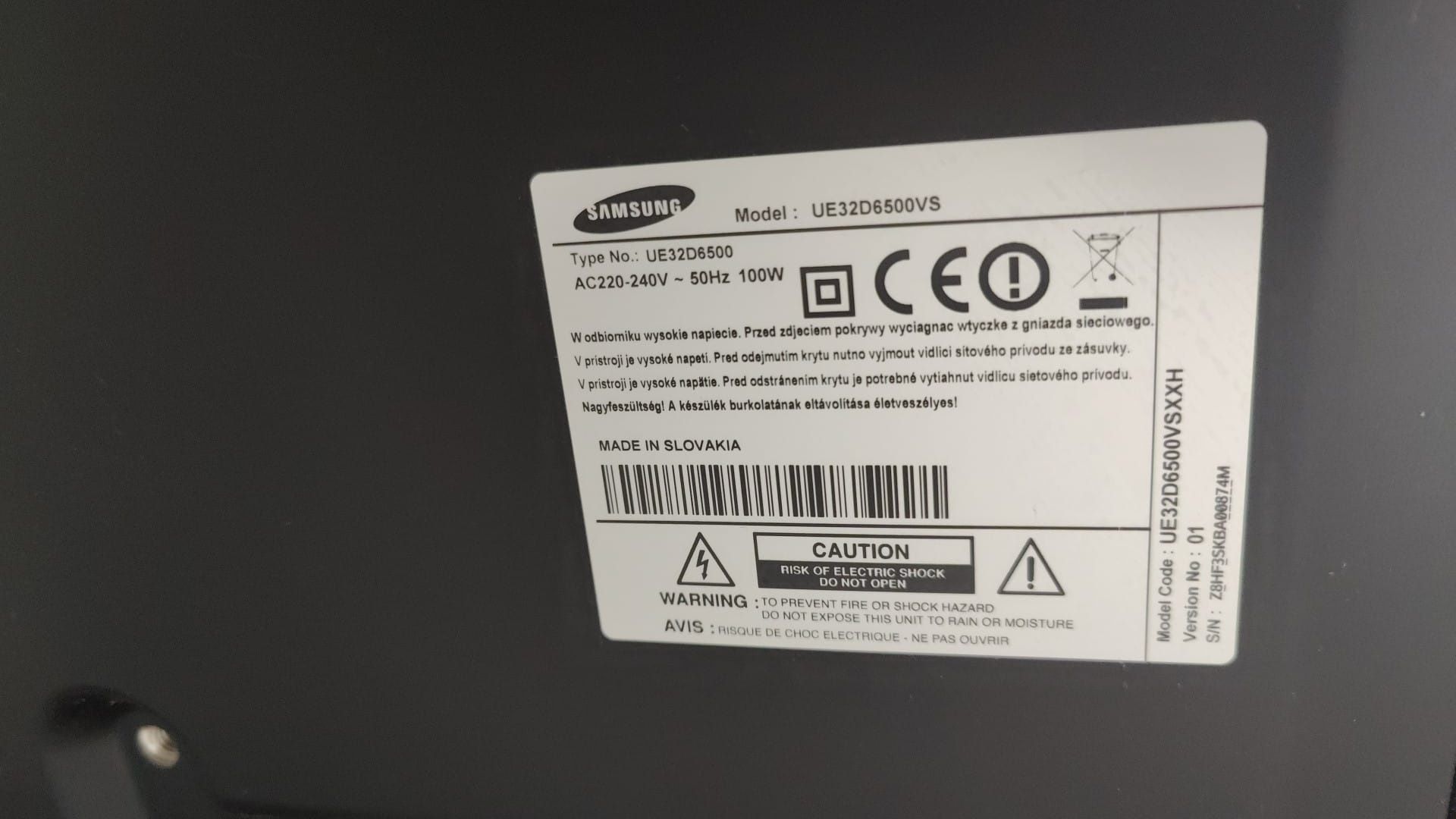 Vând televizor smart fullHD Samsung UE32D6500