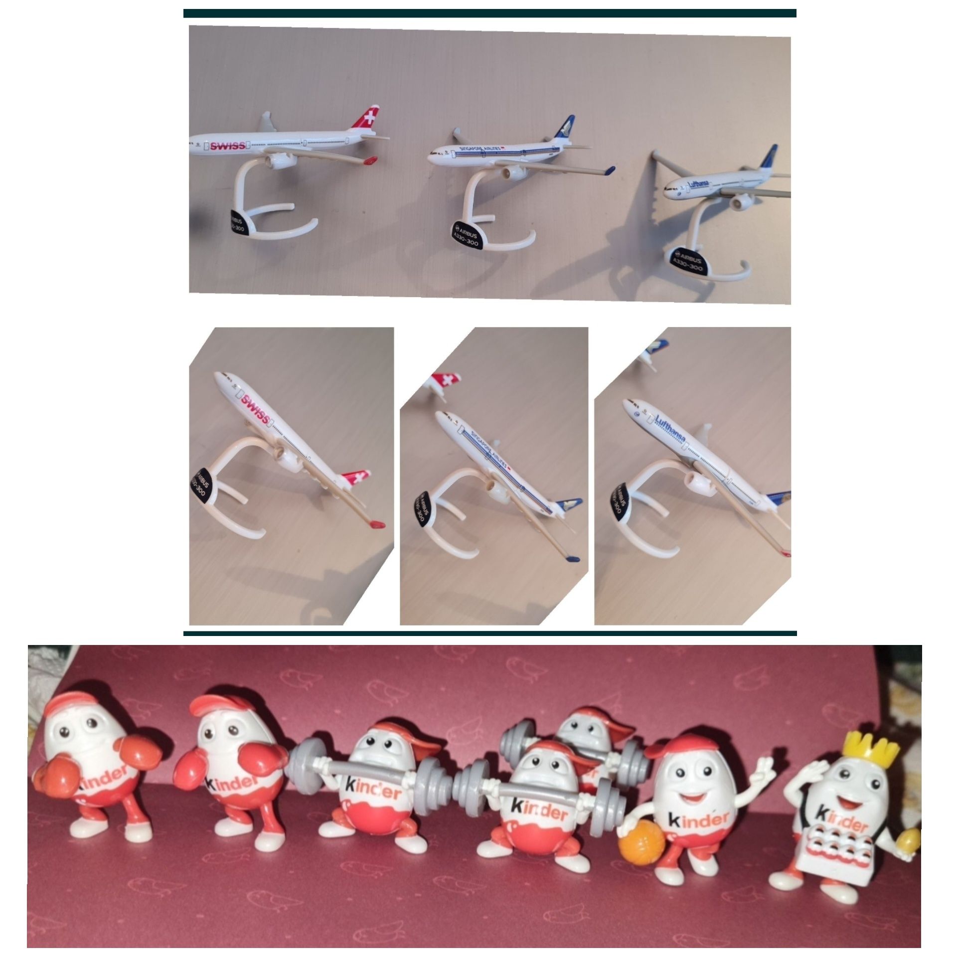 Киндер сюрприз играчки ( самолети и киндерино) / Kinder Surprise яйца