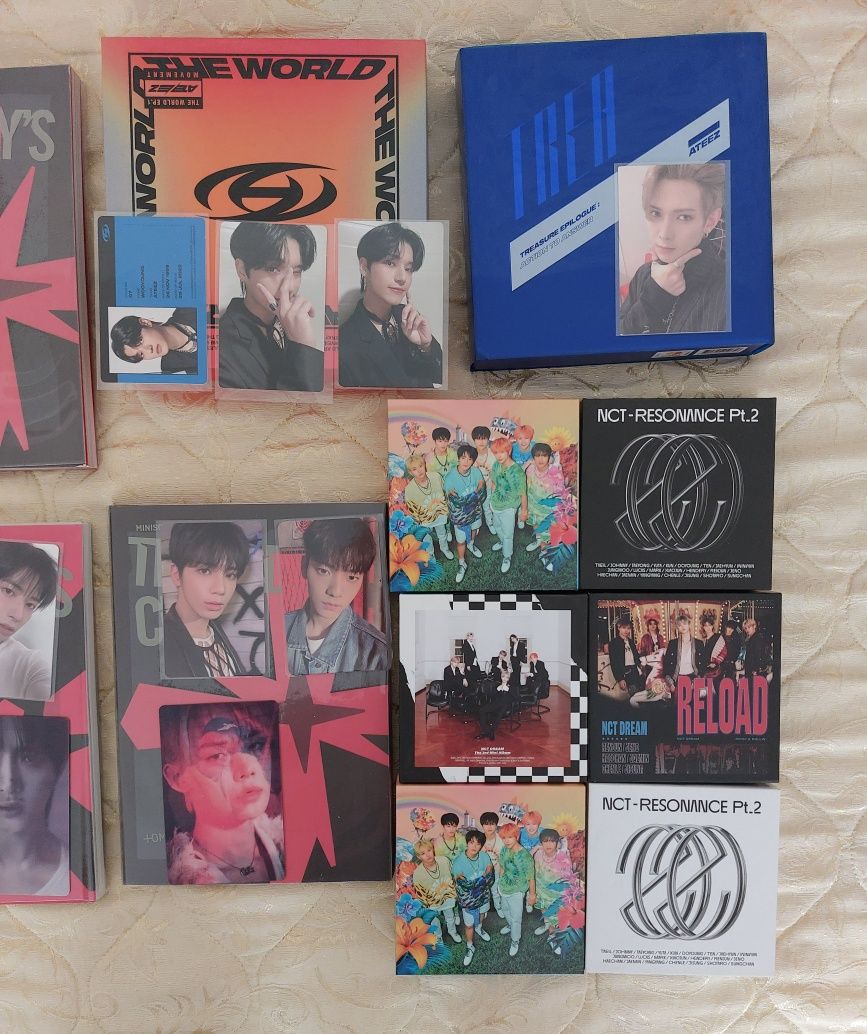 kpop(ateez, nct, txt, kep1er)