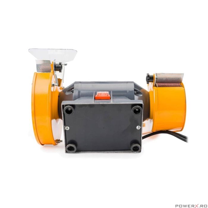 Polizor cu piatra si banda abraziva smirghel, 1850 W, Powermat