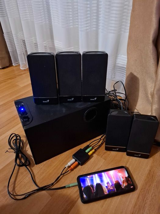 Vand sistem sunet 5.1 Genius 25w subwoofer+5 sateliti