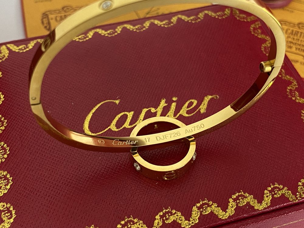 Brățară Cartier LOVE Slim 17 Gold 18K Diamond