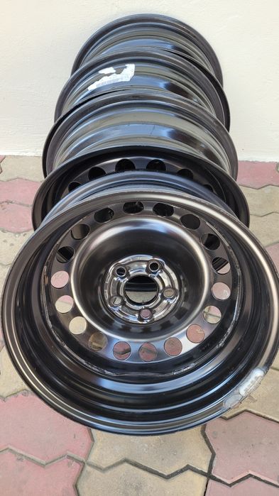 Jante  R15 oțel 5x100 ET 40 originale vw,audi,skoda seat