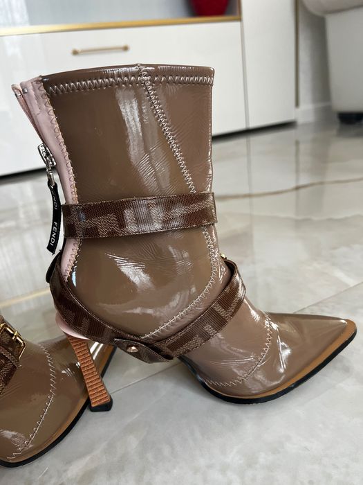 боти Fendi с ток