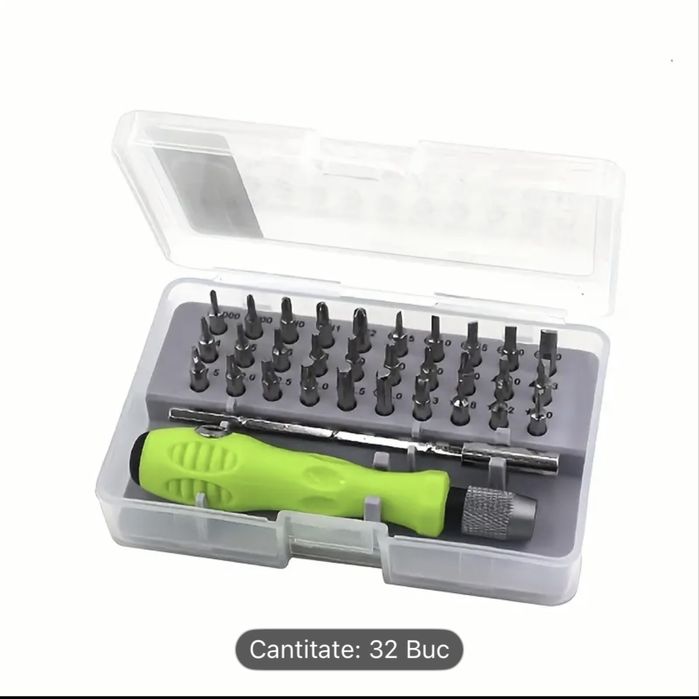 Set surubelnita kit complet cu capuri de schimb nou sigilat