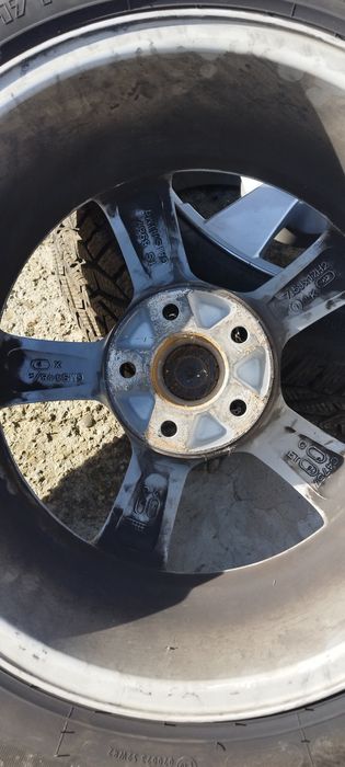 Алуминиеви джанти с гуми за audi q3  vw/mercedes 17 цола 5x112