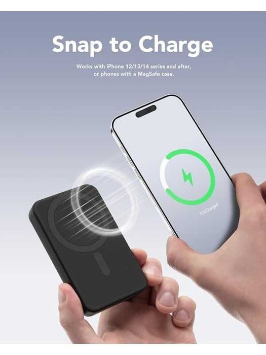 Power Bank GOWATT 10000mAh 20W Magnetic Foldable Wireless pt iPhone