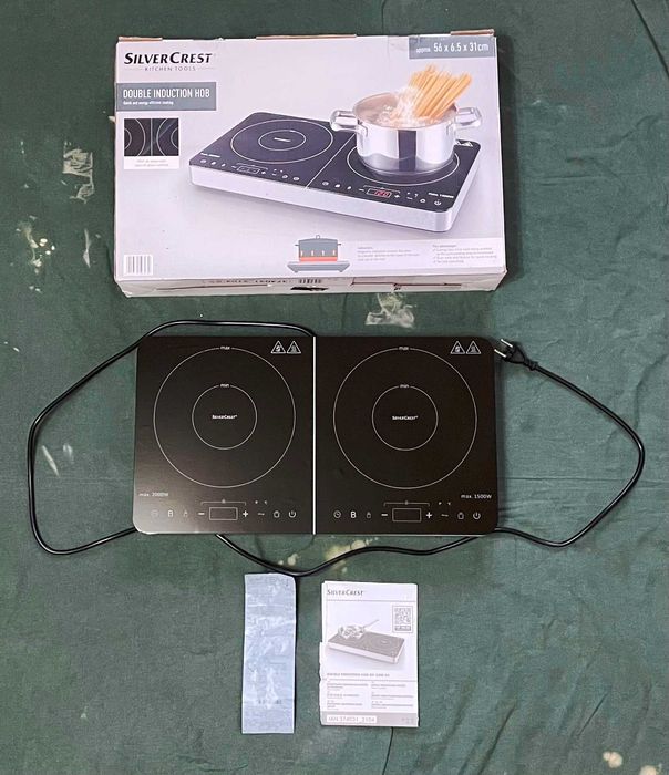 plita dubla electrica cu inductie silvercrest lidl