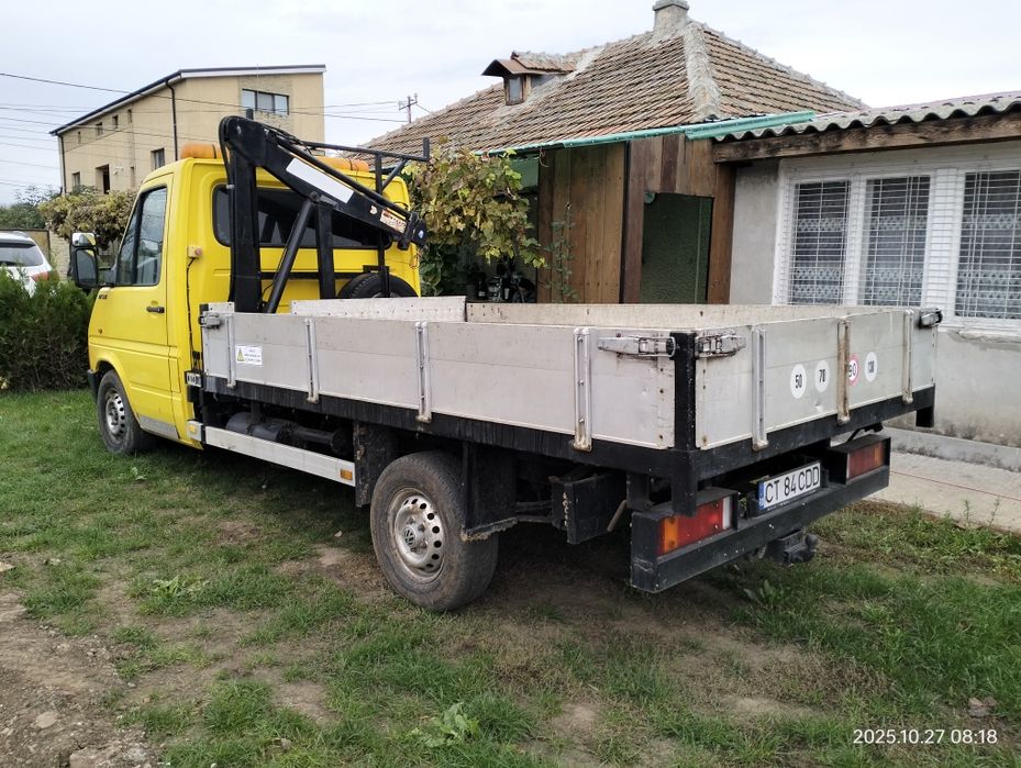 Vw Lt 35 basculabil cu macara