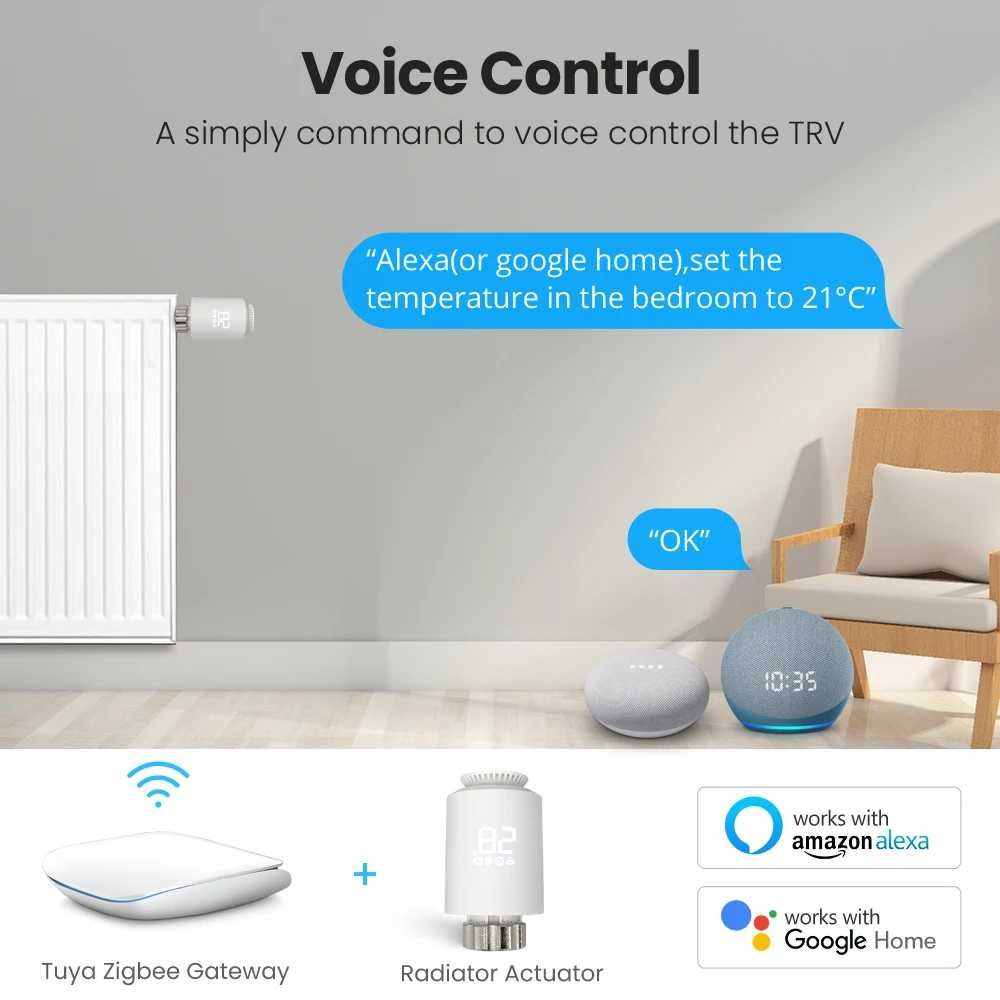 Avatto TRV06 ZigBee – Интелигентен вентилен термостат