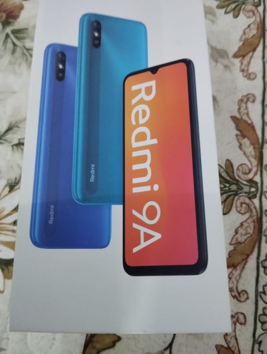 Продажа телефона Redmi 9A в хорошем состояний все работает с коробкой