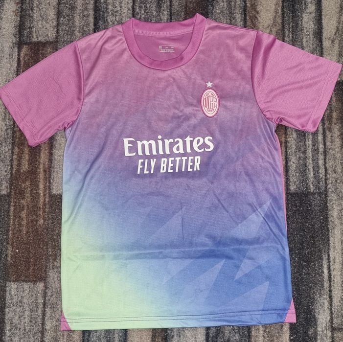 Tricou fotbal ac milan third kit sezon 23/24
