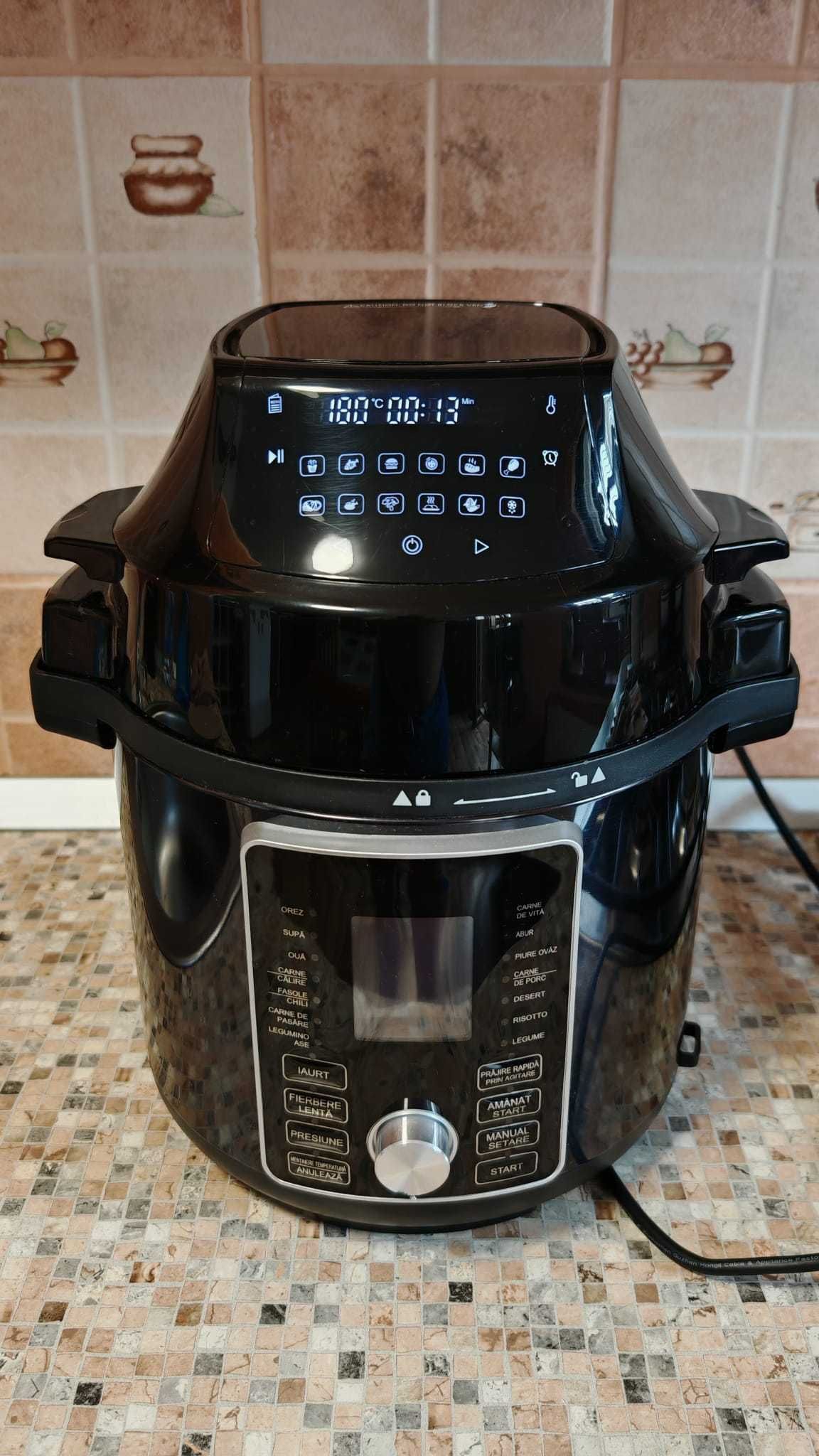 Multicooker si friteuza cu aer cald, 6 litri, model SALENTE Ario