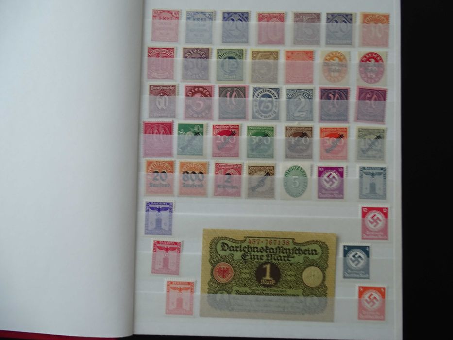 Clasor cu timbre vechi Germania Reich 1900-45, stamp/nestamp, (Lot 66)