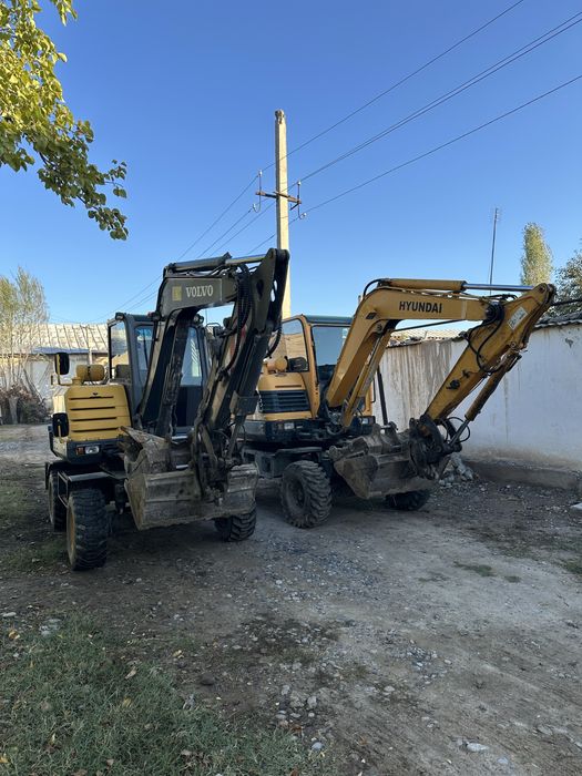 Ekskavator Kamaz xizmati Gidromolot bor. Bekobodda