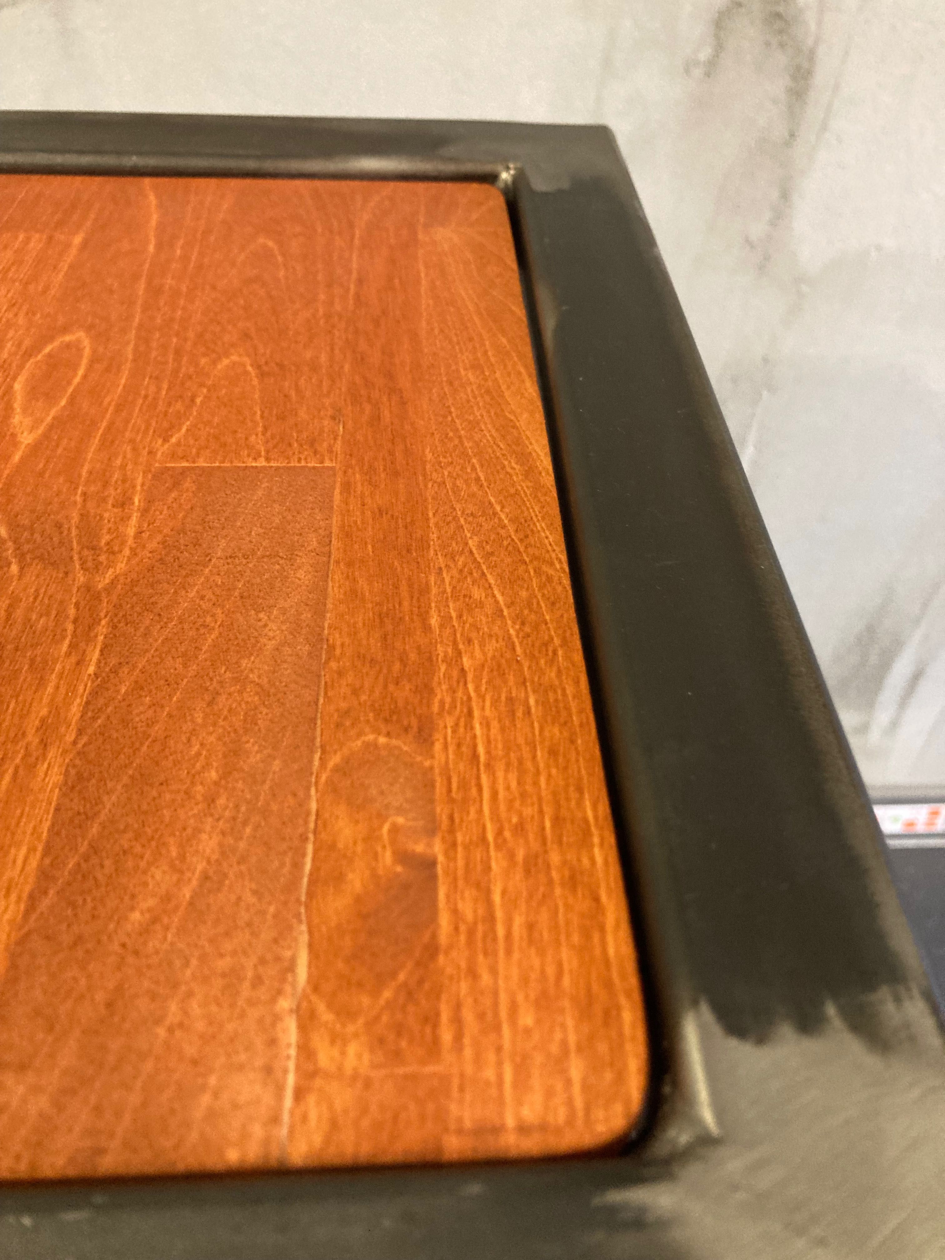 Висок бар стол индустриален стил – стомана