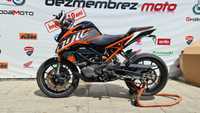 Piese KTM DUKE 125  furca scarite , cadru cu acte , toba , bloc comenz